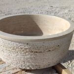 Умивальник циліндричний бежевий