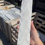 Плитка мармур Тасос рустована